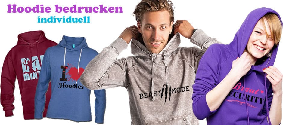 Hoodie Bedrucken Gestalten Design Pullover Erstellen